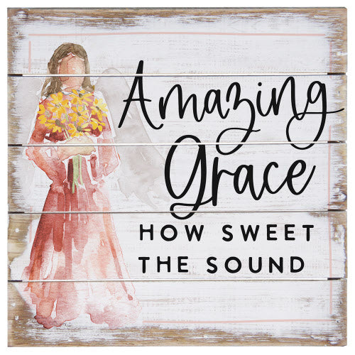 Perfect Pallet Petite Sign  - Amazing Grace Angel