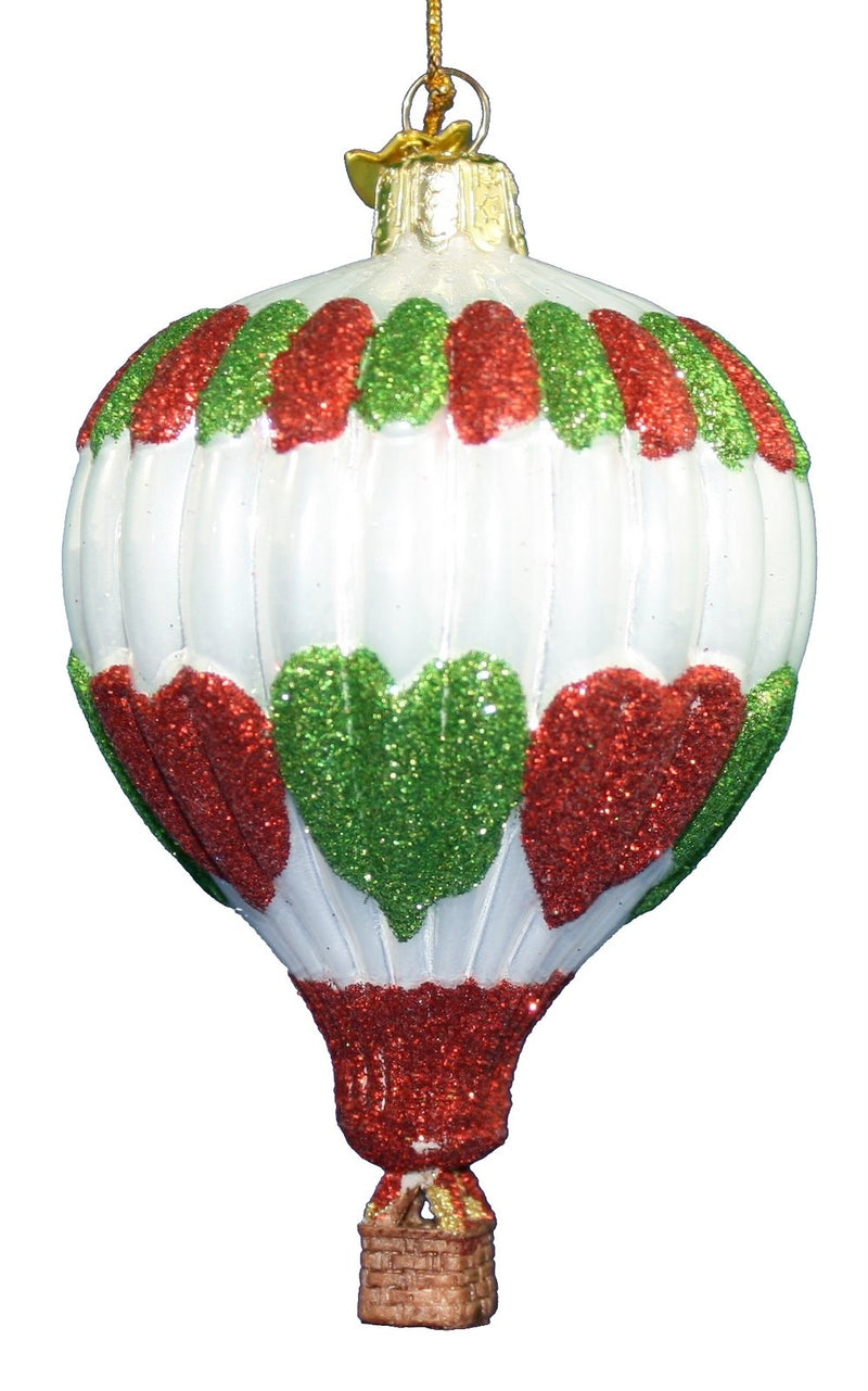 Noble Hot Air Balloon Hearts - White - The Country Christmas Loft