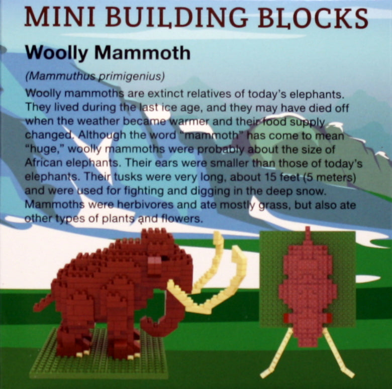 Mini Building Blocks - Wooly Mammoth