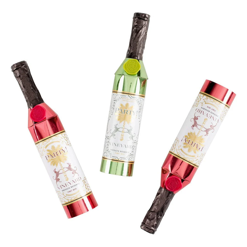 Wine Tasting Celebration Crackers - 6 Crackers - 10 Inch