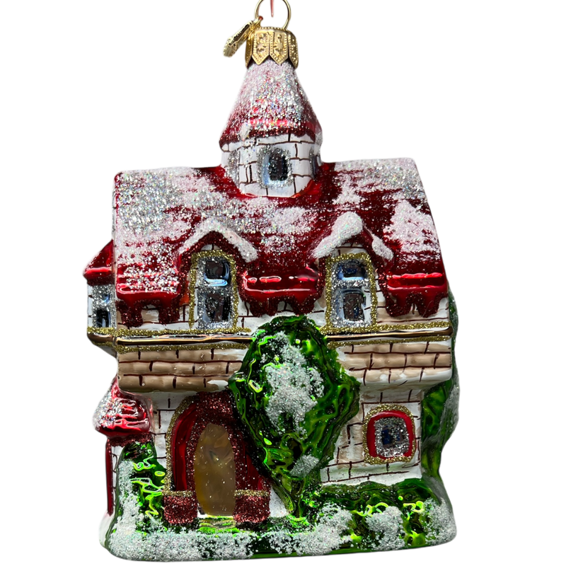 Santa Castle  Ornament