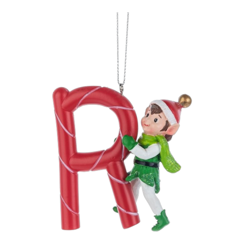 Kindness Elves Monogram Ornament -