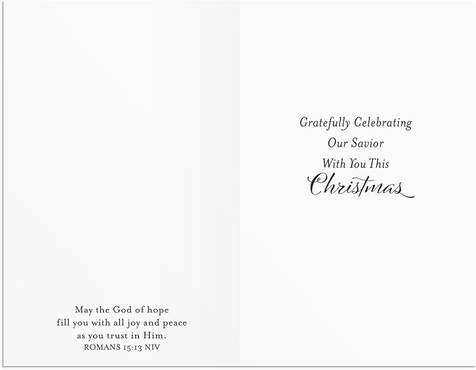 Because of Jesus We Have Peace That Passes Understanding. We Have Joy That Can't be Taken Away. We Have Love That's Everlasting. We Have Nothing to Fear and Everything to Hope for Today, Tomorrow, and Always.- 18 Cards