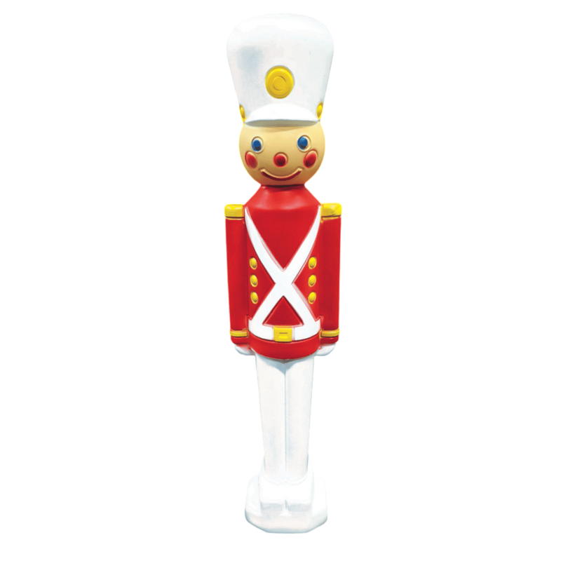 Blow-mold Tin Soldier - 31 Inch