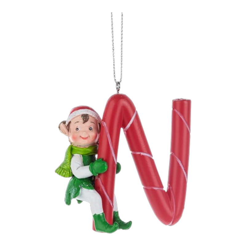 Kindness Elves Monogram Ornament -