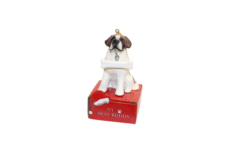 Saint Bernard with Bone Ornament