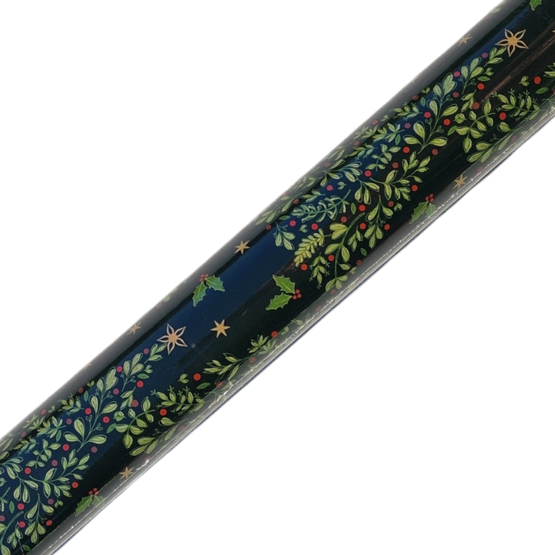 Botanical Roll Wrap - 30" x 168" - Starry Evergreen