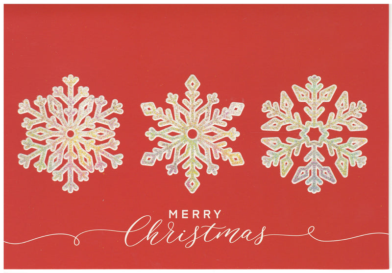 Luxury Boxed Cards - Set of 18 - Snowflakes