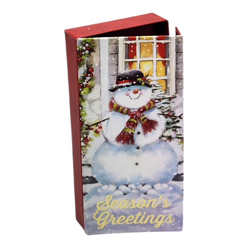 Money / Gift Card Holder - Season's Greetings Snowman