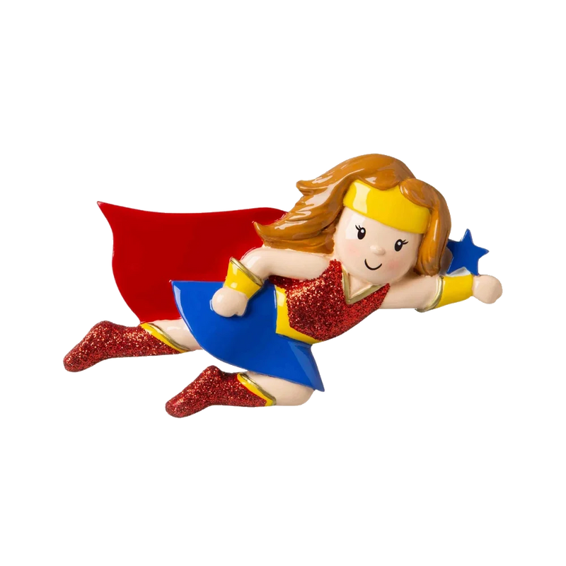 Girl Super Hero - Ornament