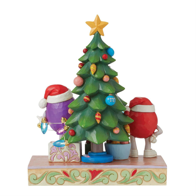 M&M'S Purple/Red Character Tree Figurine