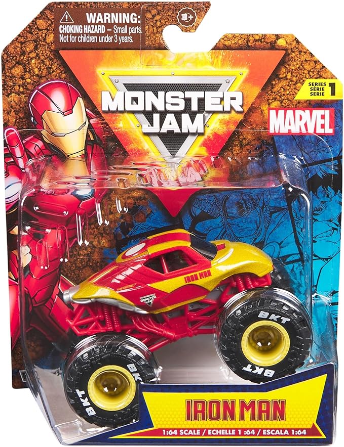 Monster Jam - 1:64 Scale Die Cast - Marvel Iron Man