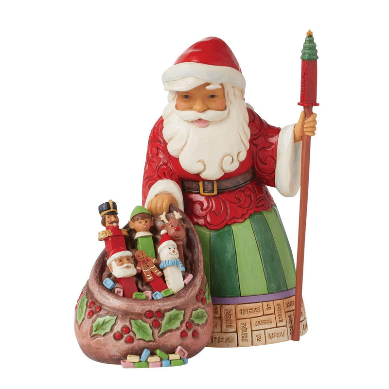 Santa with Bag of PEZ toys