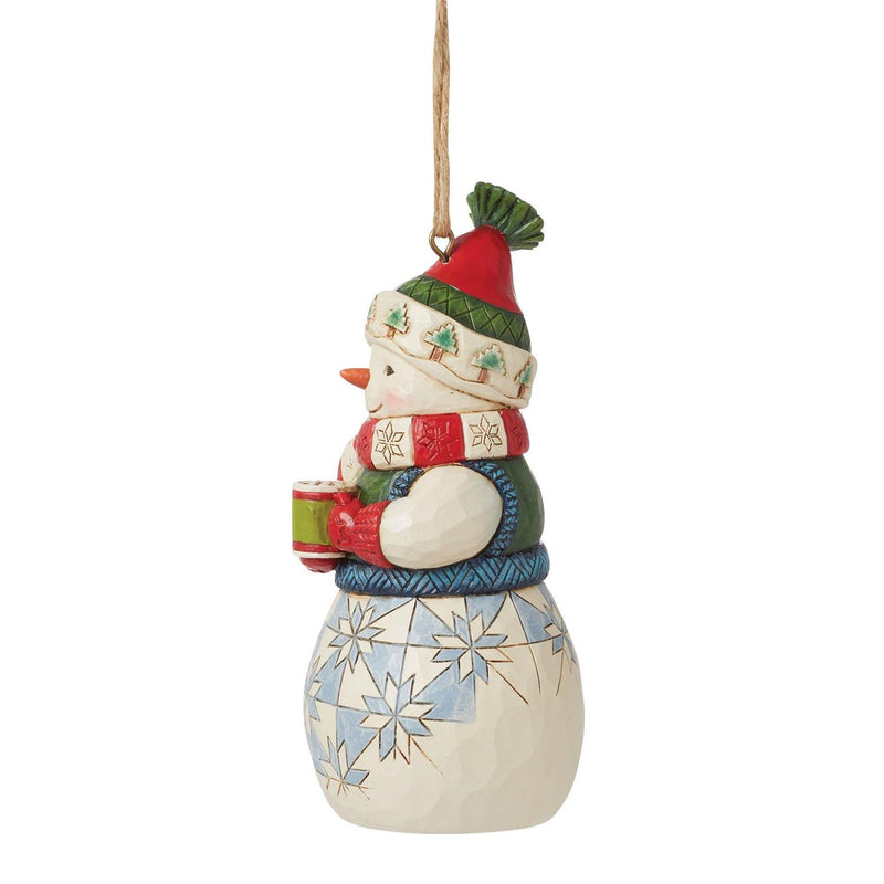 Snowman with Cocoa Ornament