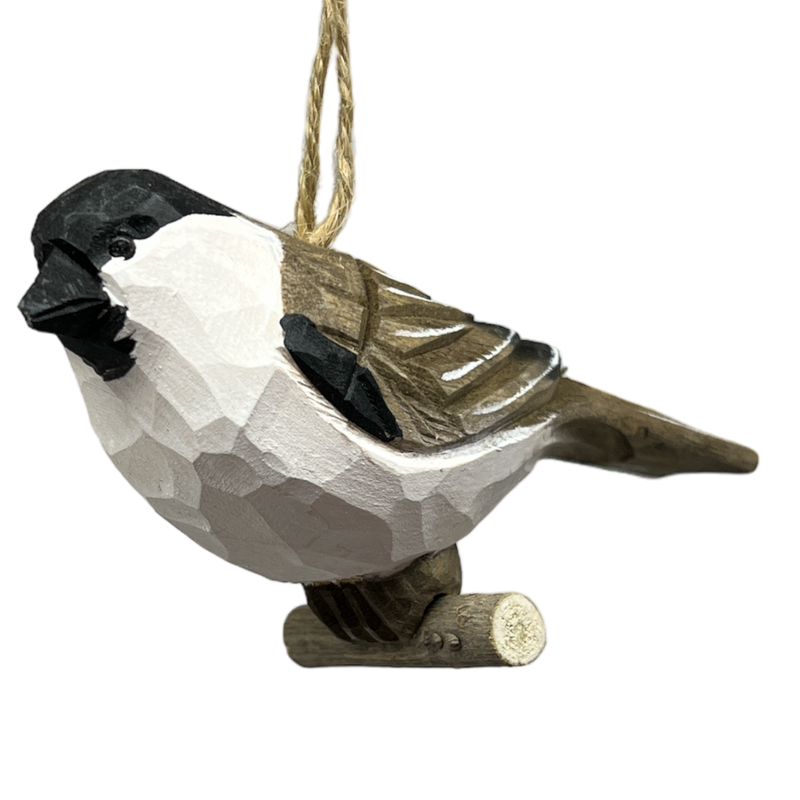 Chickadee 3D Wooden Ornament