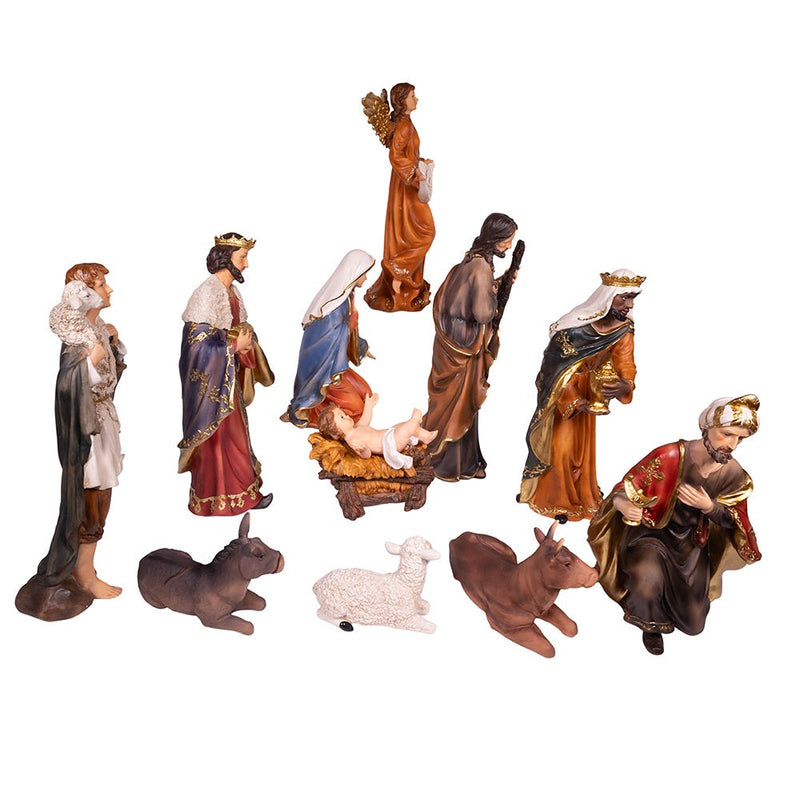 18" Nativity Table Piece - 11 Piece Set