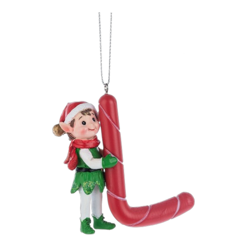 Kindness Elves Monogram Ornament -