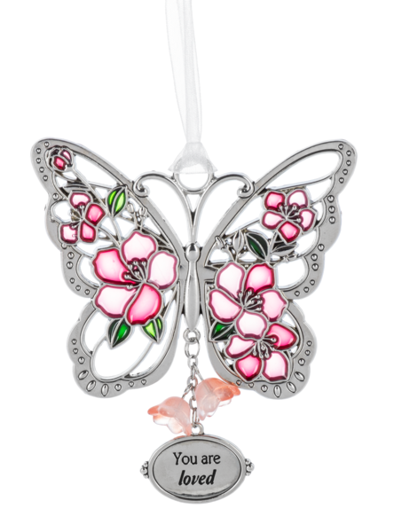 Butterfly Kisses Ornament -