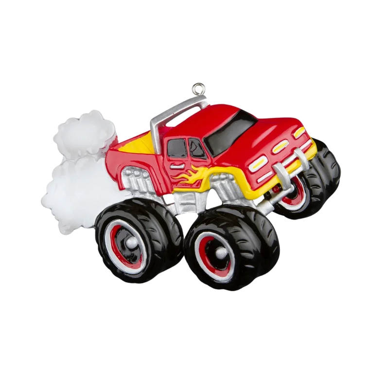 Red Monster Truck - Ornament