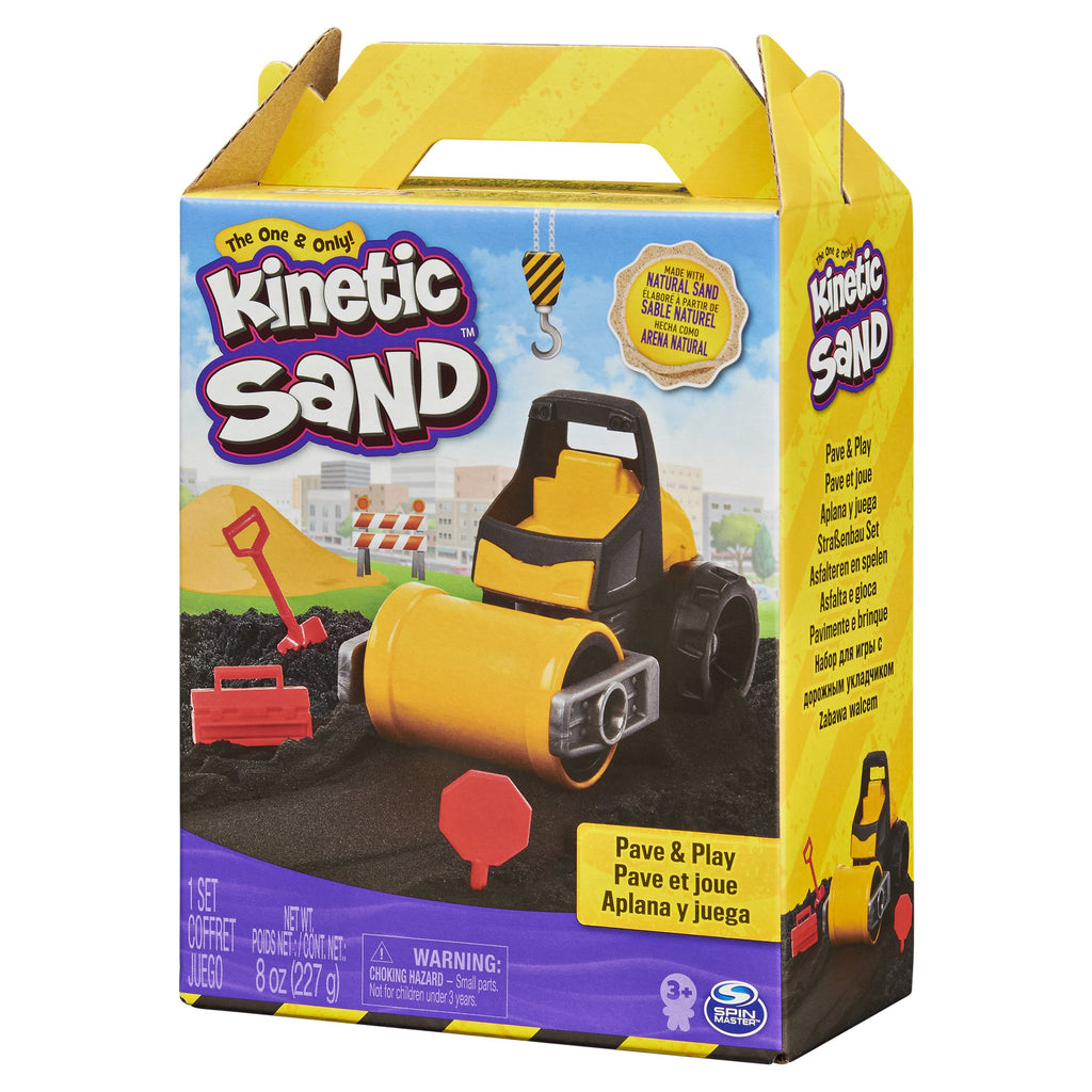 Kinetic Sand - Folding Sand Box with 2 lbs and Mold and Tools