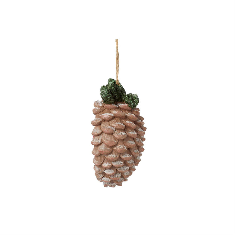 Highland Glen Pinecone Cardinal Ornament