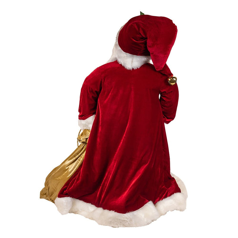 40" Jacqueline Kent Traditional Santa With Bag