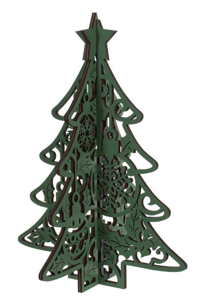 Lasercut Christmas Tree figurine -