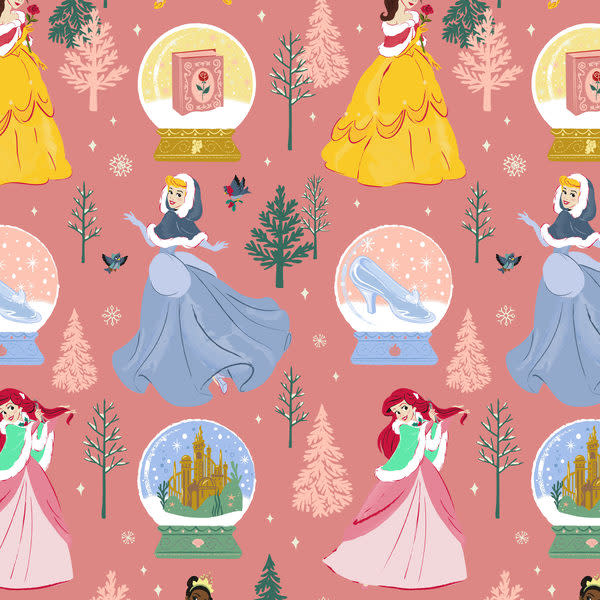 Disney Princess Holiday Wrapping Paper