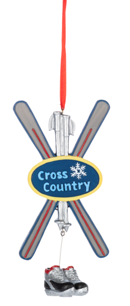 Cross Country  Ski Ornament