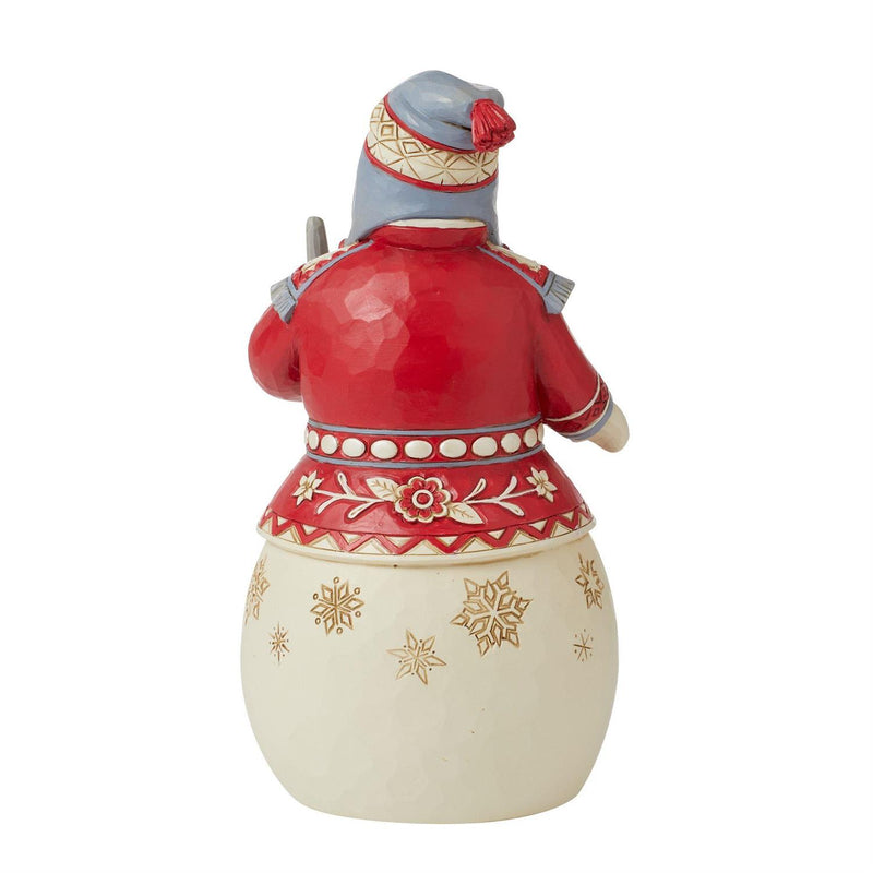 Nordic Noel Snowman with Broom