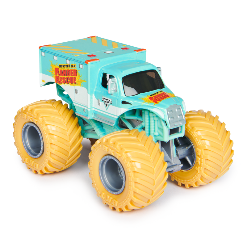 Monster Jam - 1:64 scale die-cast 2-Pack - Wreckreation VS Ranger Rescue