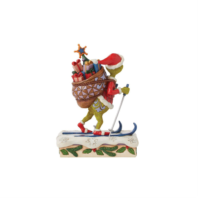 Jim Shore Grinch Skiing Figurine