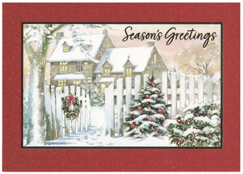 Classic Boxed Cards - Set of 30 - Winter Home