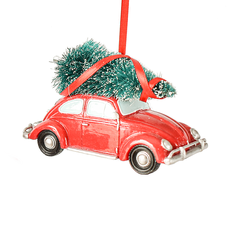 VW Bug brings home the tree