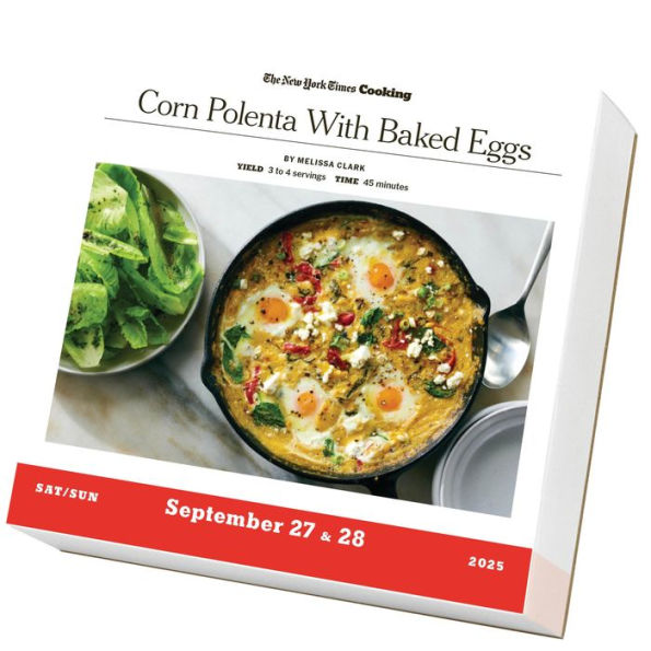 The New York Times Cooking Page-A-Day Calendar 2025: Fresh, Delicious Recipes for Every Day of the Year