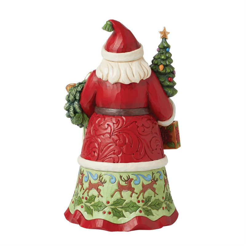 Santa with Gifts Figurine