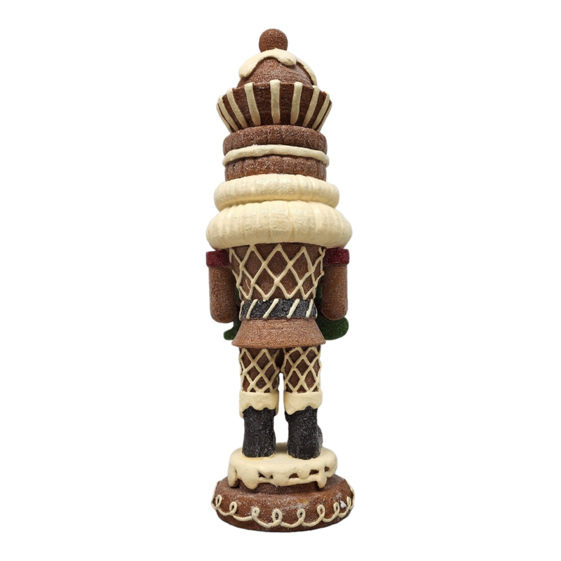 Gingerbread Nutcracker Figurine - Cupcake