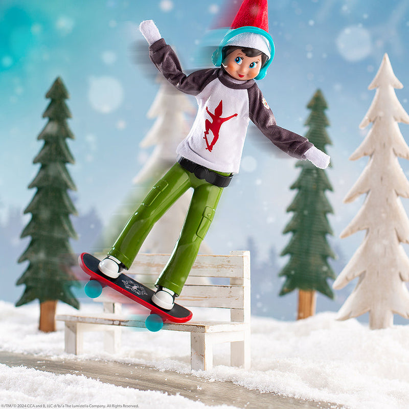 MagiFreez Holly Jolly Ollie Skateboard Set