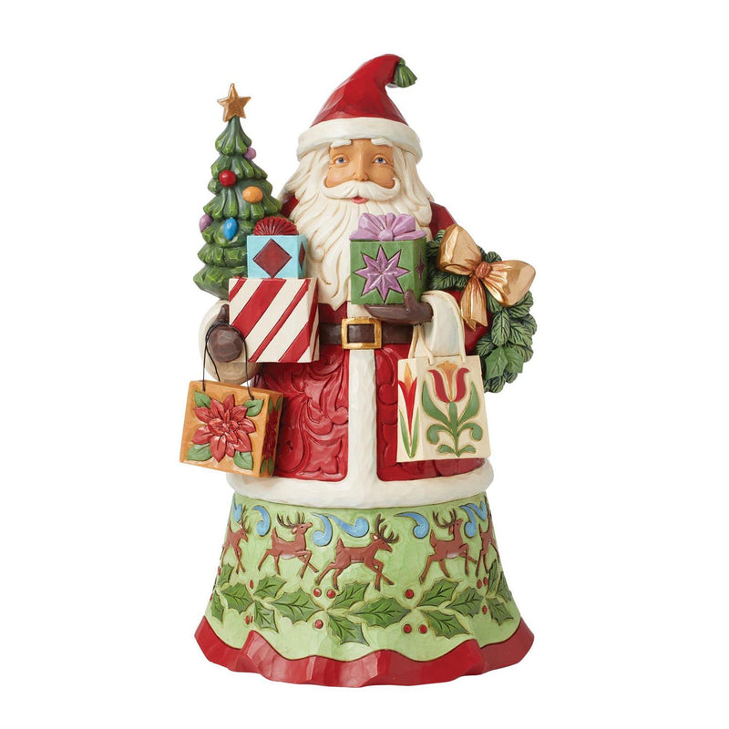 Santa with Gifts Figurine