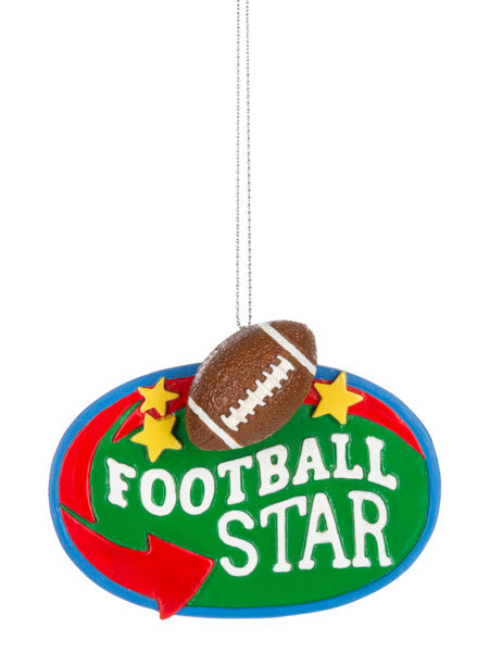 Sports Star Ornament - Football