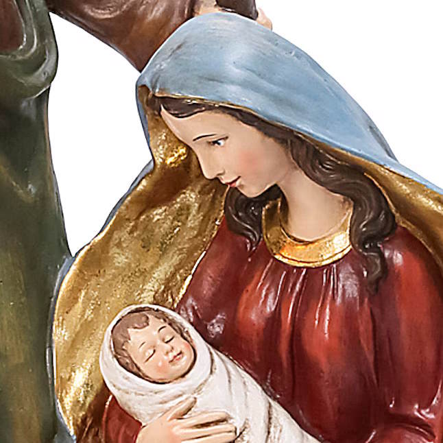 38 Inch Magnesium Nativity Figurine with Lighted Lantern