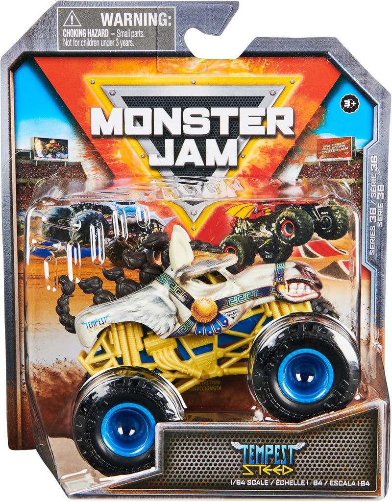 Monster Jam Official 1:64 Scale Monster Truck -  Tempest Steed