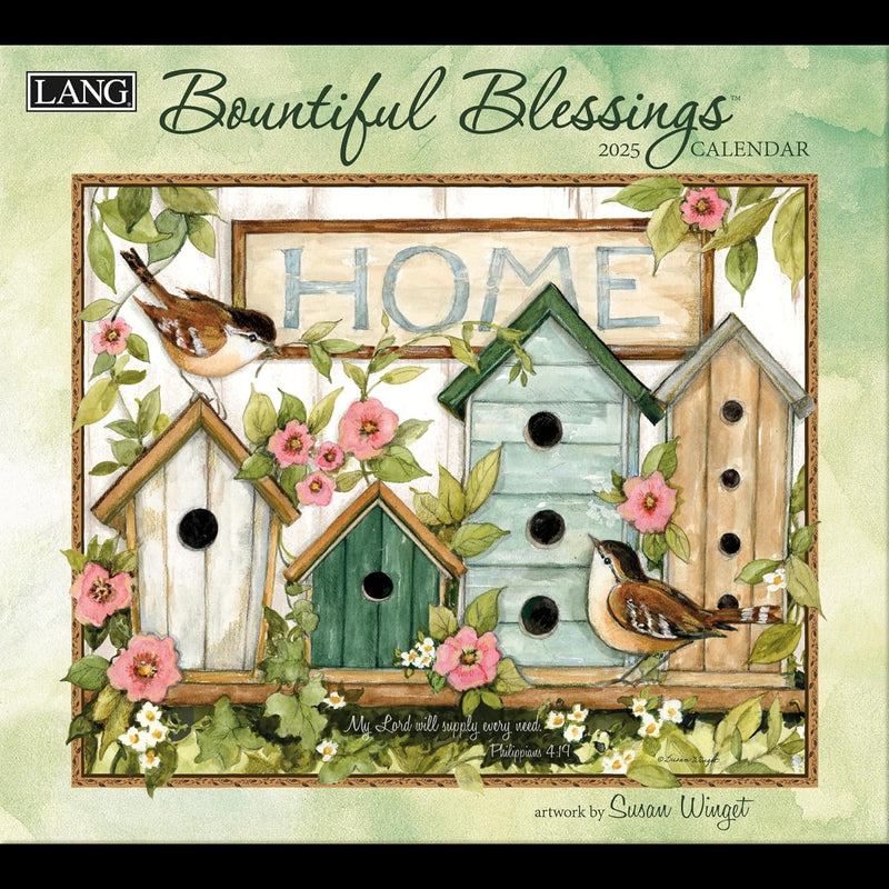 2025 Beautiful Blessings Wall Calendar