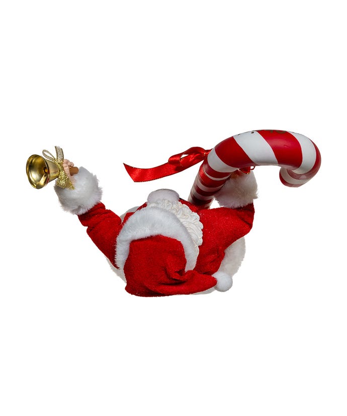 Fabriché Santa With Oversized Candy Cane