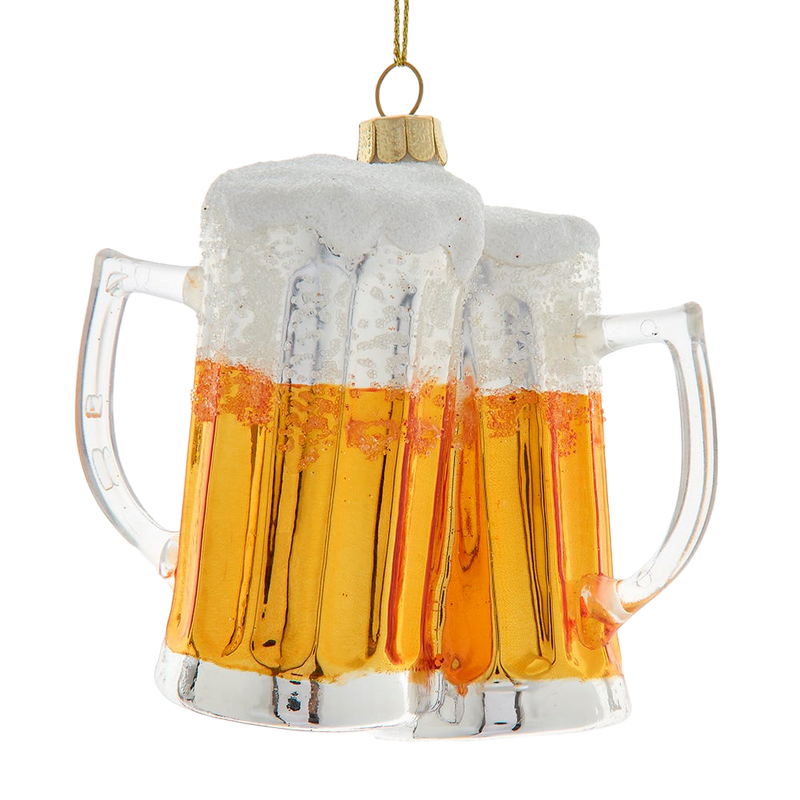 Cheers - Glass Beer Mug Ornament