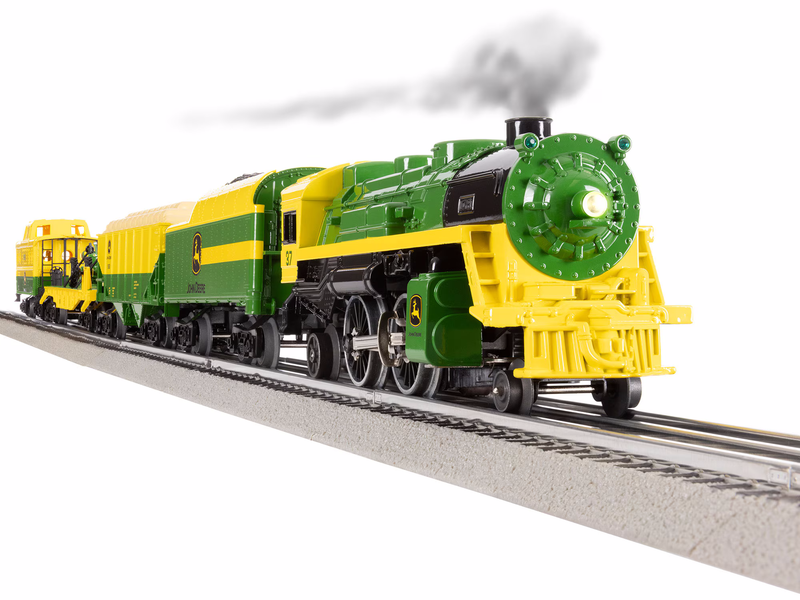 John Deere Steam Freight Lionchief Set