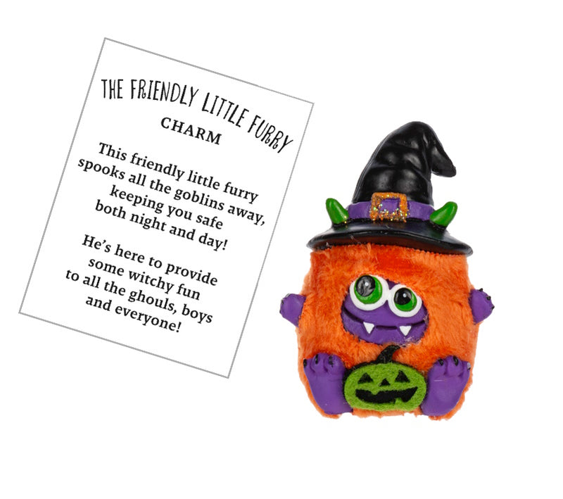 Friendly Furry Ghoul Pocket Charm -