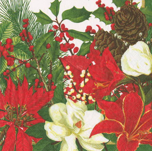 Christmas Garden Napkin Luncheon