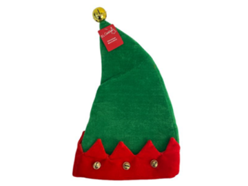 Jingle Bell Adult Elf Hat