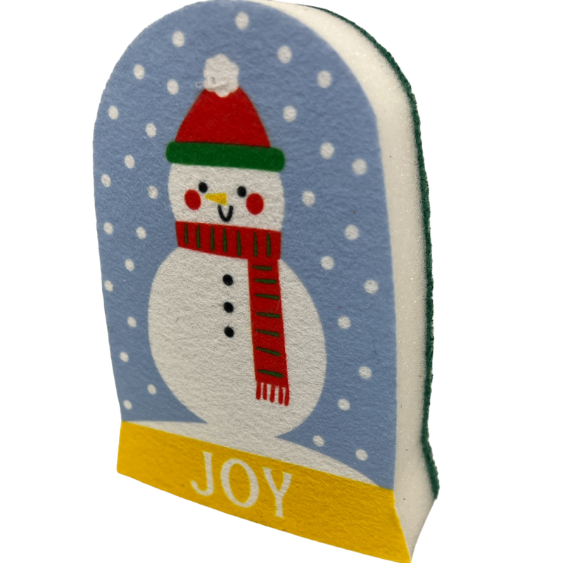 Holiday Sponge - Joy Snowglobe